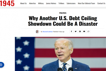 “La dette nationale brute des États-Unis a dépassé pour la première fois 31 000 milliards de dollars mardi 4 octobre”, selon le New York Times