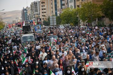 Participation massive aux obsèques du bassidji martyr à Chiraz