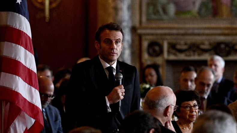 Le président français Emmanuel Macron