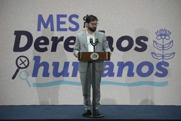 Le président chilien Gabriel Boric