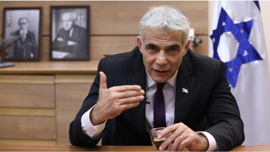 Le chef de l'opposition israélienne, Yaïr Lapid