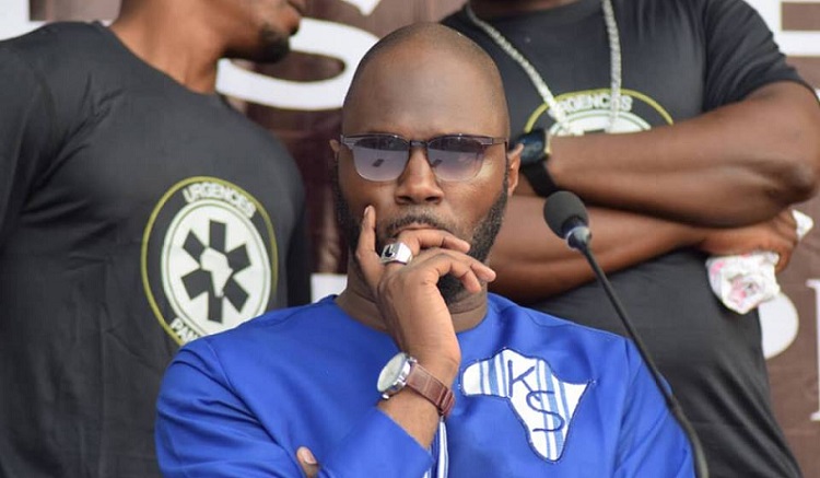 Kémi Séba, chef de l’ONG Urgences panafricanistes