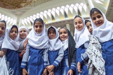 Des écolières iraniennes (illustration)