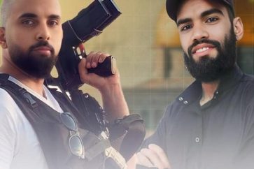 Les deux chefs martyrs de la résistance Nidal Khazem et Youssef Shreim.