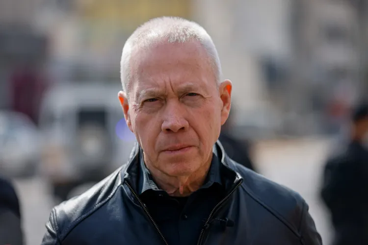 Le ministre israélien de la guerre Yoav Gallant.