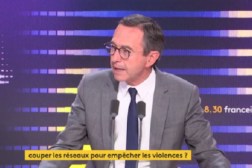 Le président des sénateurs LR, Bruno Retailleau