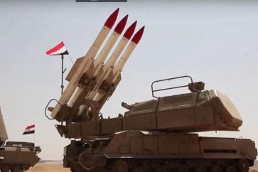 La DCA syrienne a intercepté des missiles israéliens près de Damas (illustration).