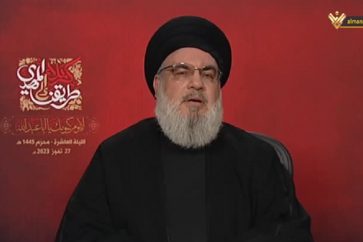 Le secrétaire général du Hezbollah, Sayed Hassan Nasrallah