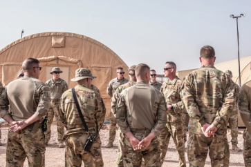 Des aviateurs à la base aérienne nigérienne 201, à Agadez au Niger, 3 juin 2022. ©U.S. Air National Guard