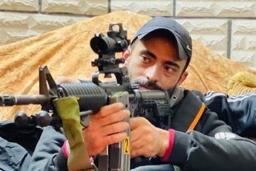 Le martyr palestinien Amir Ahmed Khalifa tué le 10 août par les soldats d'occupation israélienne.