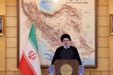 Le président iranien, Ebrahim Raïssi