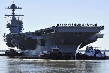 Un porte-avions US (Illustration)