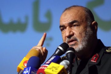 Le général Hossein Salami, chef du CGRI.