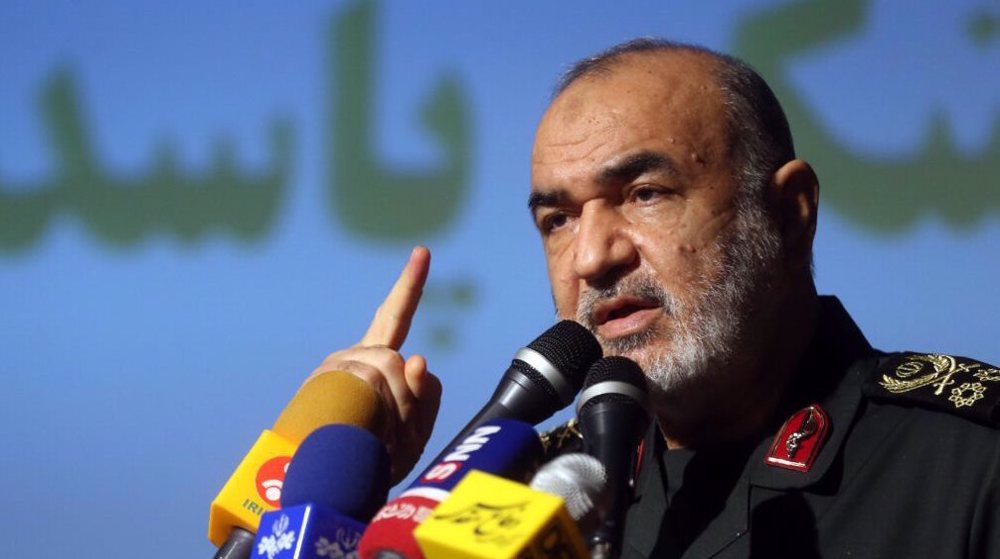 Le général Hossein Salami, chef du CGRI.