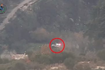 Lors d'une opération contre Daech de l'armée syrienne le 25 février