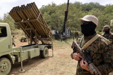 Des combattants du Hezbollah