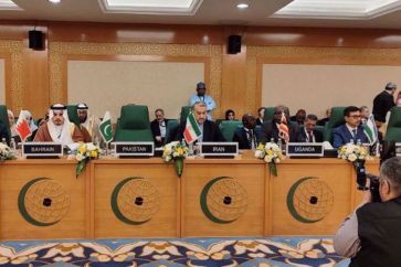 Le ministre iranien des Affaires étrangères Hossein Amir-Abdollahian à la réunion ministérielle de l'OCI mardi 5 mars 2024 à Djeddah en Arabie saoudite. ©IRNA