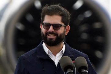 Le président chilien Gabriel Boric