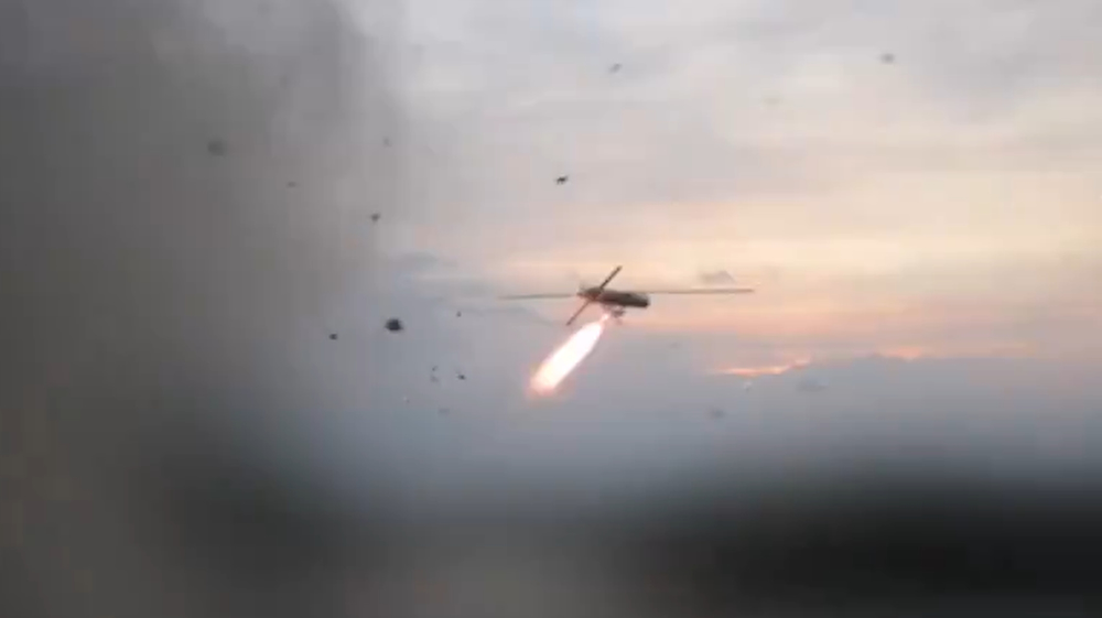 Tir de drone par la Résistance islamique en Irak vers des cibles israéliennes dans les territoires occupés.