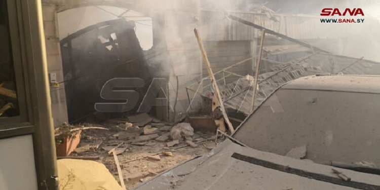 Agression israélienne contre des quartiers résidentiels à Damas, le 14 novembre 2024.