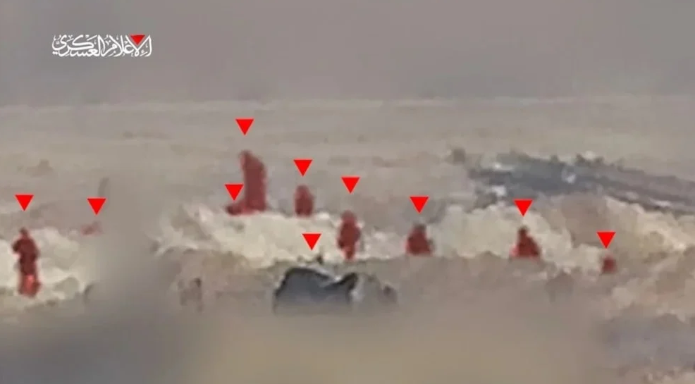 Embuscade d'Al-Qassam contre des soldats israéliens au sud de Gaza.