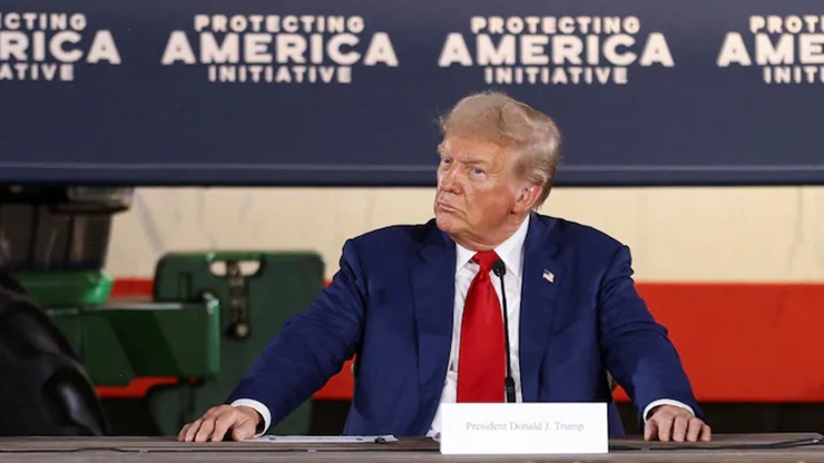 Le président américain Donald Trump