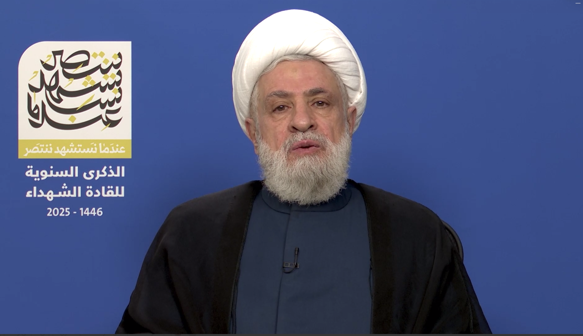 Le secrétaire général du Hezbollah, cheikh Naïm Qassem