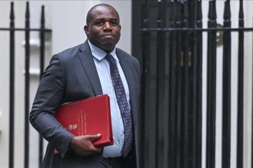 Le ministre britannique des Affaires étrangères, David Lammy,