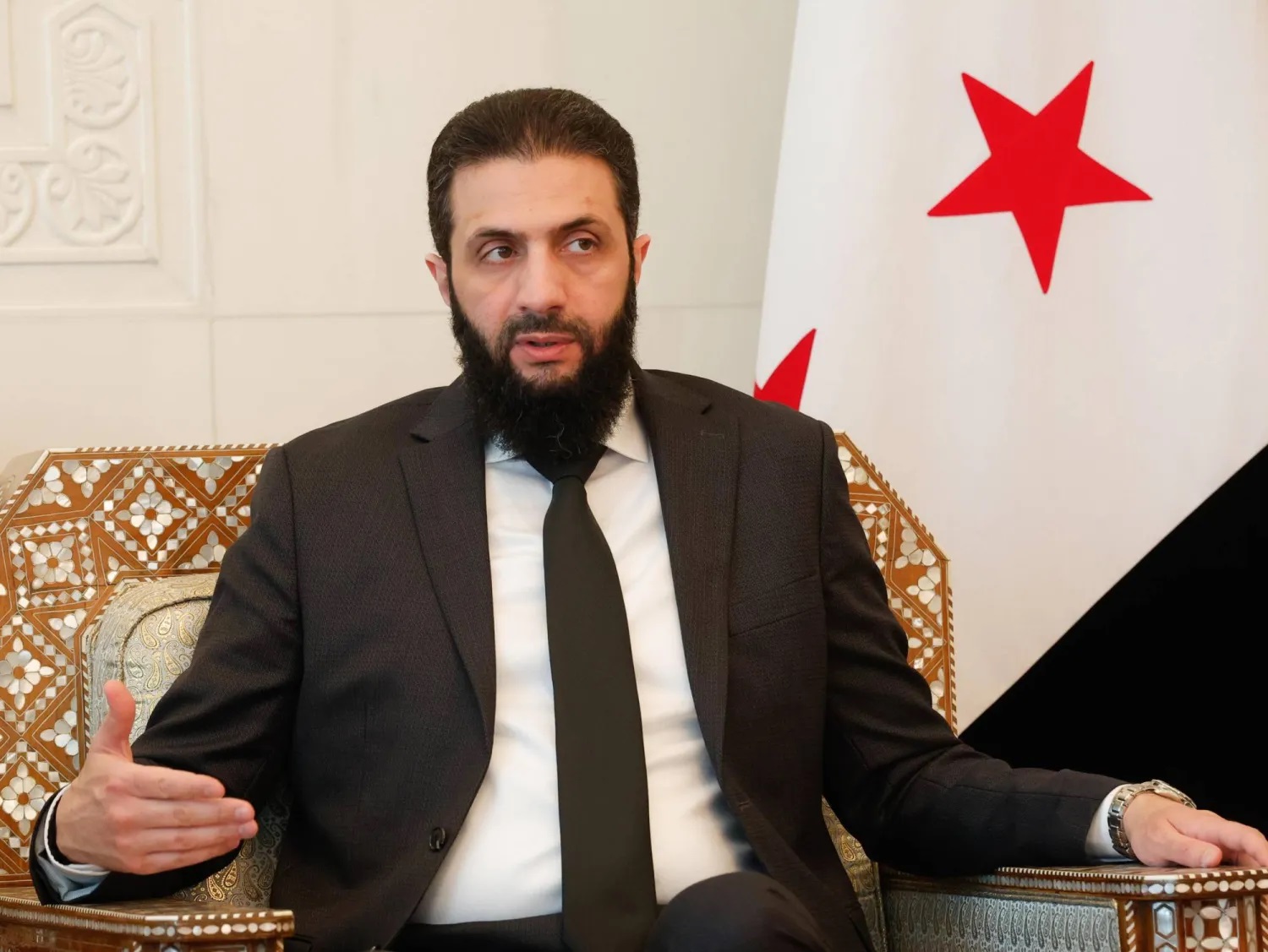 Ahmad Charaa, président de la Syrie.