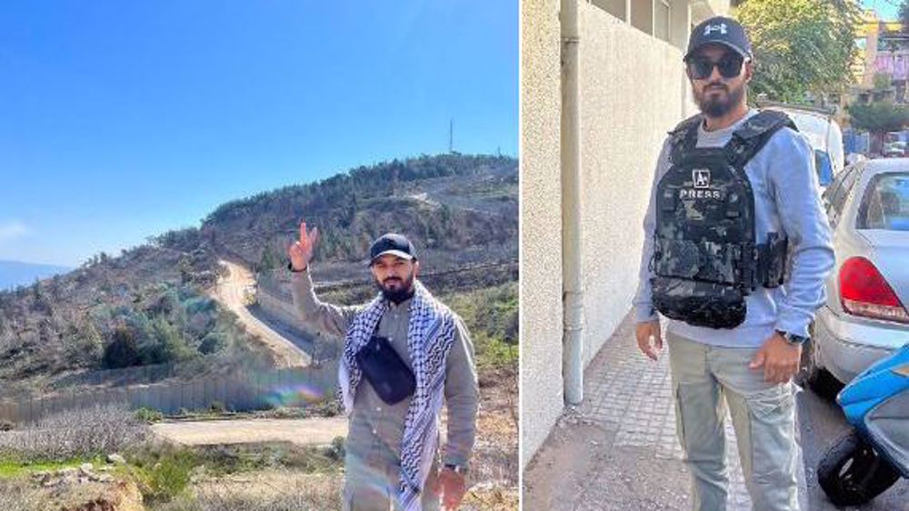 Une photo combinée du journaliste indépendant Shahin Hazamy qui vient d'être arrêté en France.