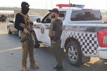 Forces de sécurité au sud de Damas