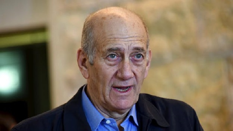 L'ancien Premier ministre israélien, Ehud Olmert