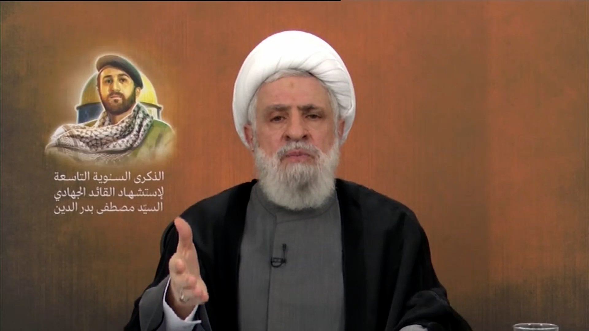 Le secrétaire général du Hezbollah, Cheikh Naïm Qassem,