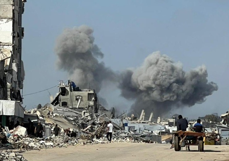 Raids israéliens sur Chouja'iya à Gaza-ville (Archives)