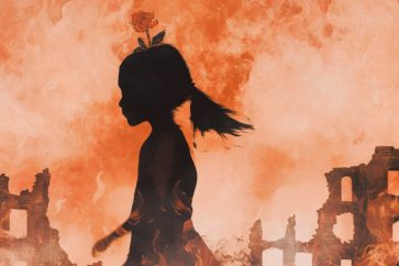 Illustration réalisée pour Ward, la seule survivante de l'attaque contre l'école à Gaza-ville lundi