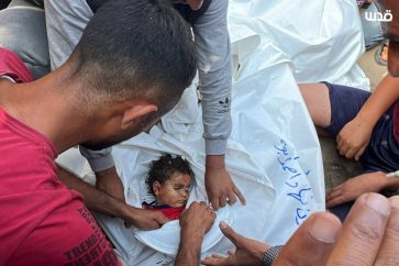 Tuée après un raid israélien mercredi sur les tentes de déplacés à Khan Younes