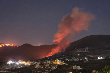 Série de raids israéliens nocturnes contre la Békaa et le sud-Liban, le 6 juillet 2025.