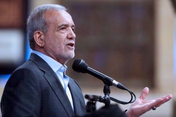 Le président iranien Massoud Pezeshkian