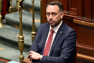 Le ministre des Affaires étrangères belge Maxime Prévot