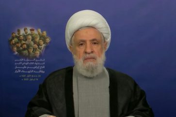 Le secrétaire général du Hezbollah, Cheikh Naïm Qassem
