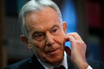 l'ancien Premier ministre britannique Tony Blair