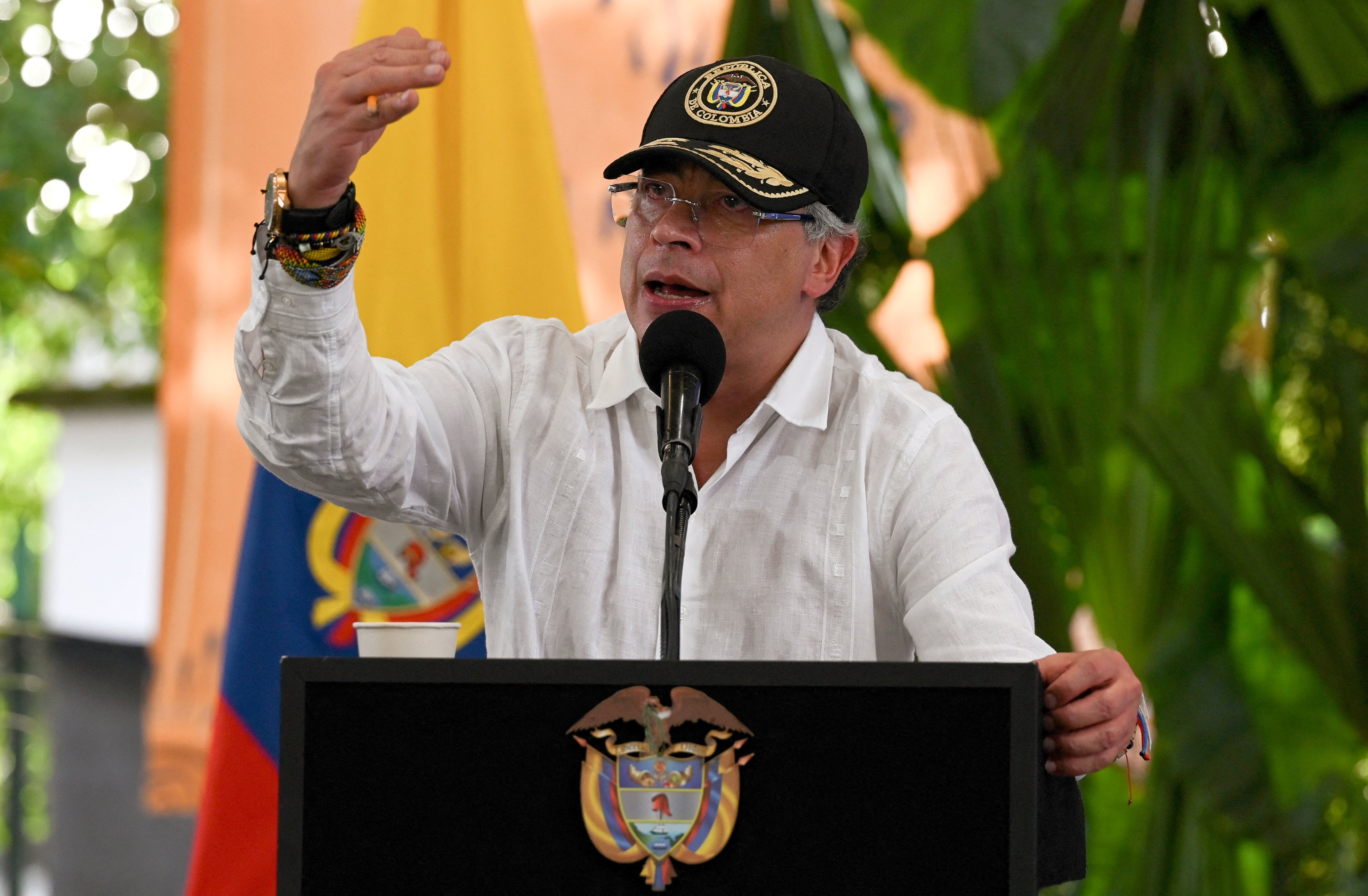 Le président colombien Gustavo Petro