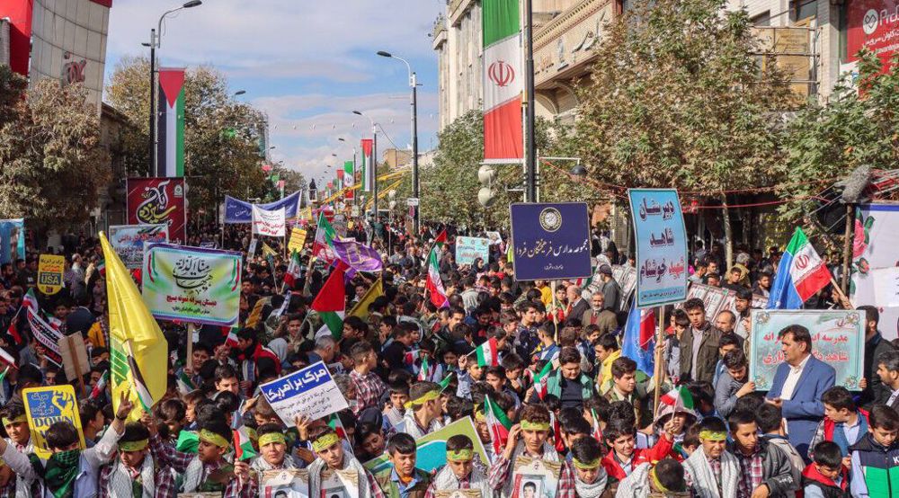 Les Iraniens commémorent la Journée nationale de la lutte contre l'Arrogance, le 4 novembre 2025. ©IRNA