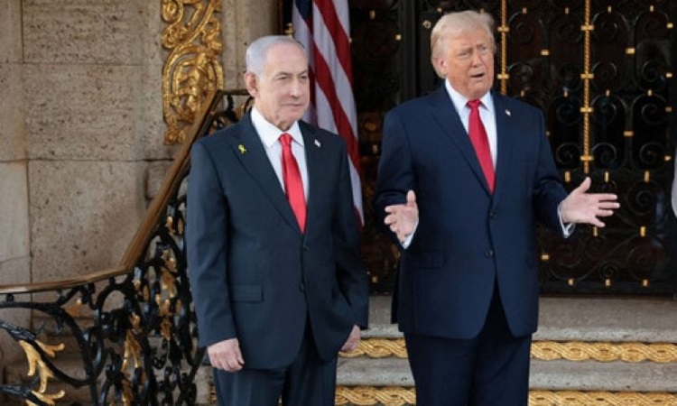 Trump a reçu Netanyahu en Floride, le lundi 29 décembre 2025.