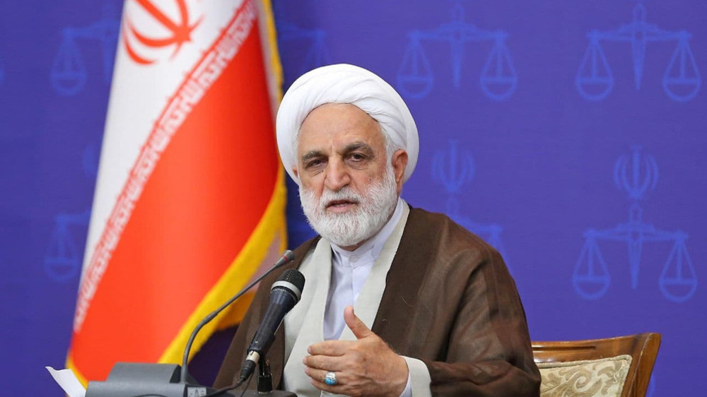 Gholamhossein Mohseni-Eje'i, chef du pouvoir judiciaire iranien.